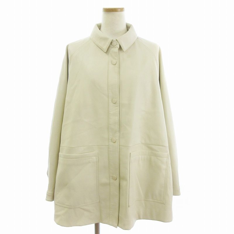 ラディエイト RADIATE フェイクレザージャケット 無地 0131-16116 白