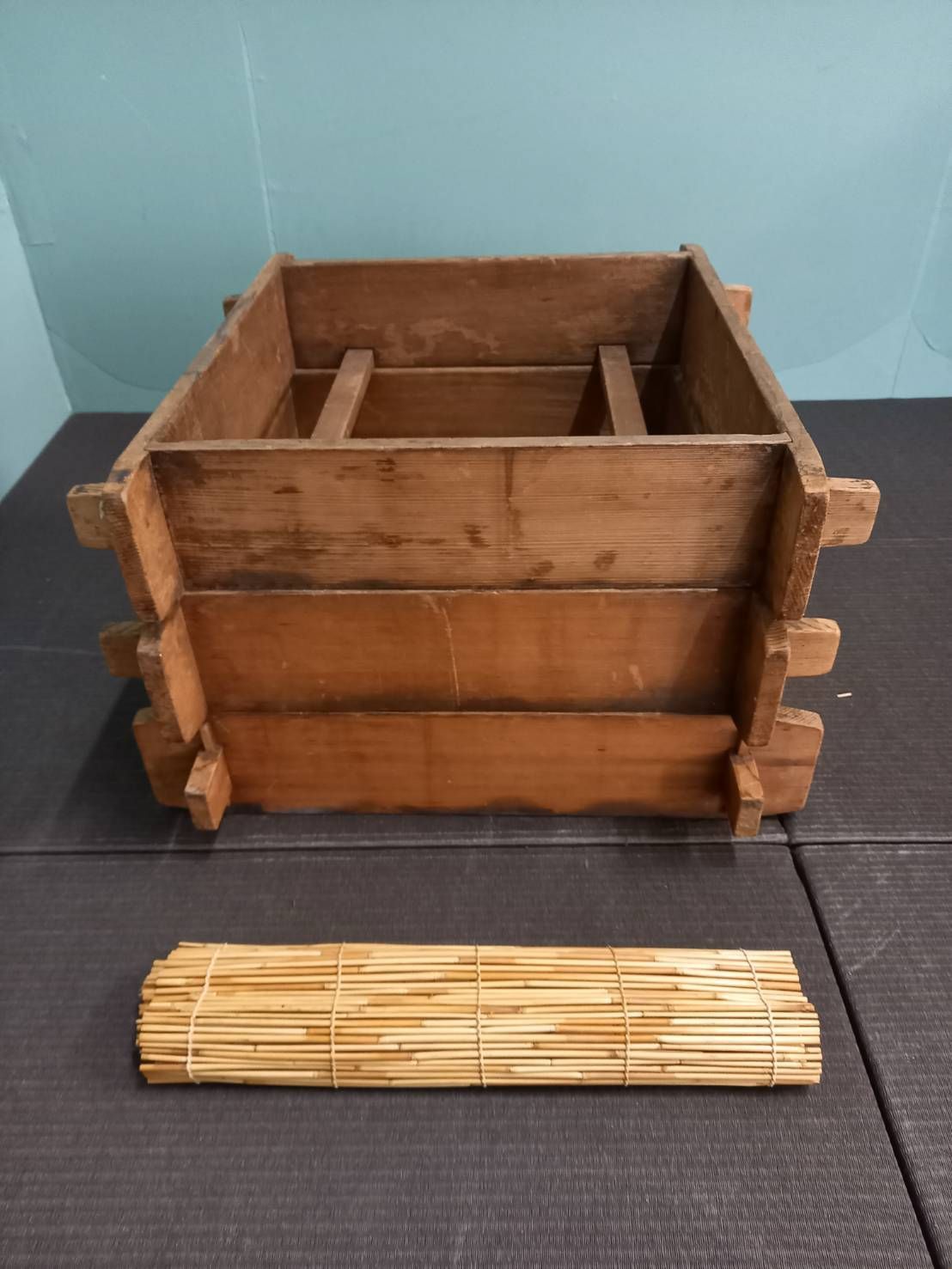 菓子用 角蒸し 蒸籠 3段 せいろ 厨房 業務用 大型 木製