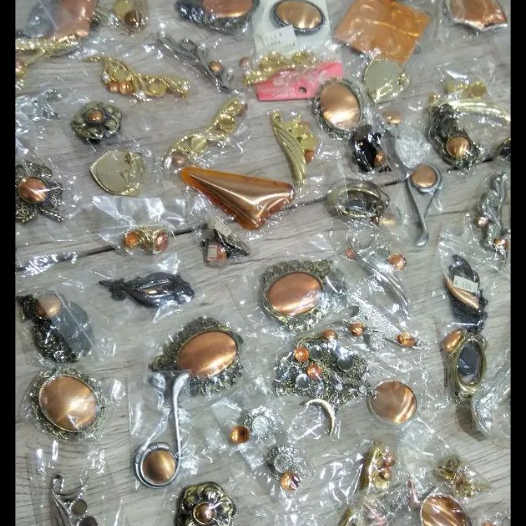 K103七宝焼アクセサリーパーツ素材90点セット - メルカリ