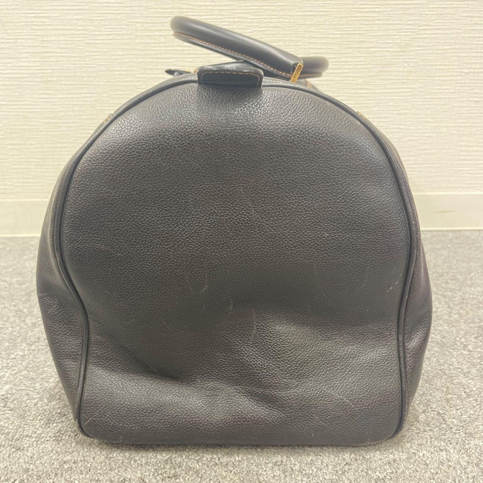 【美品】dunhill ボストンバッグ レザー×キャンバス 黒×茶 ダンヒル dunhill ボストンバッグ 黒/茶 - メルカリ