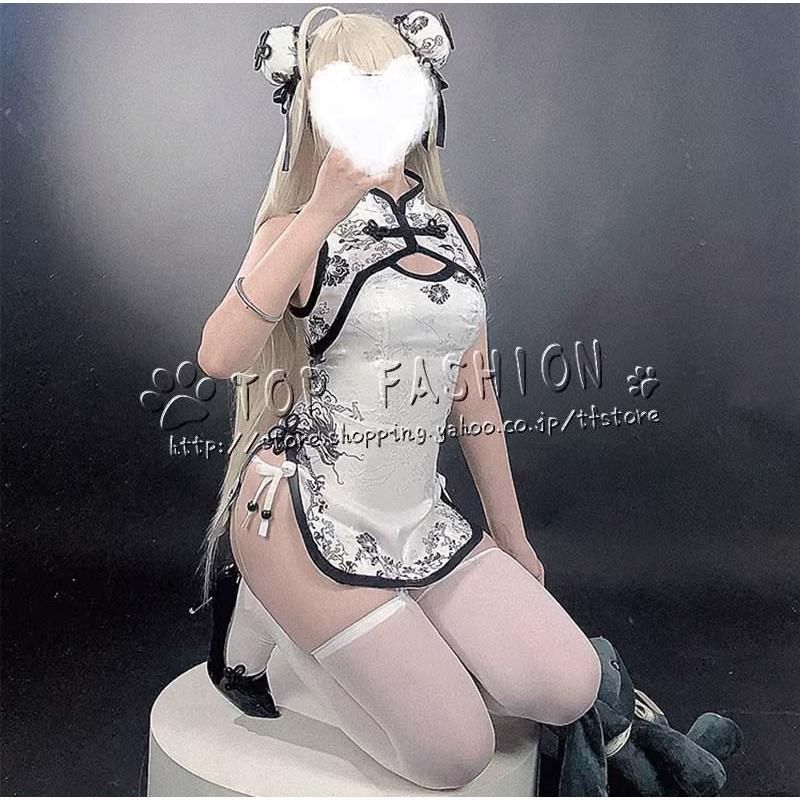 ヨスガノソラ かすがの そら チャイナドレス コスプレ 衣装 ウィッグ 靴 道具??