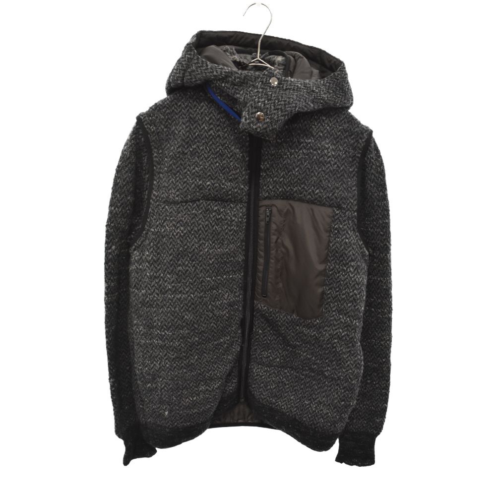 Sacai ナイロン ニットジップブルゾンジャケット サイズ1