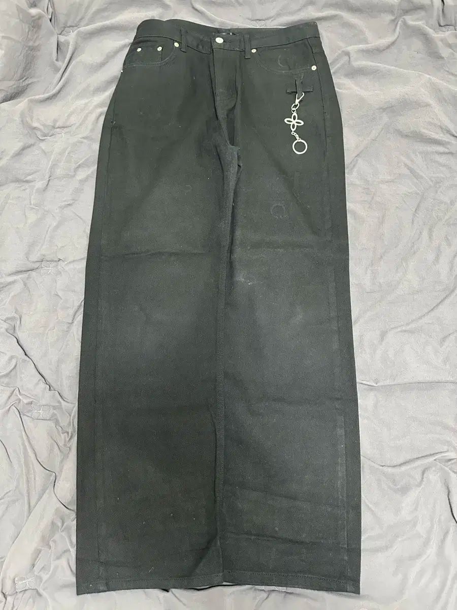 L SURGERY サージェリー キーリング デニム パンツ 黒