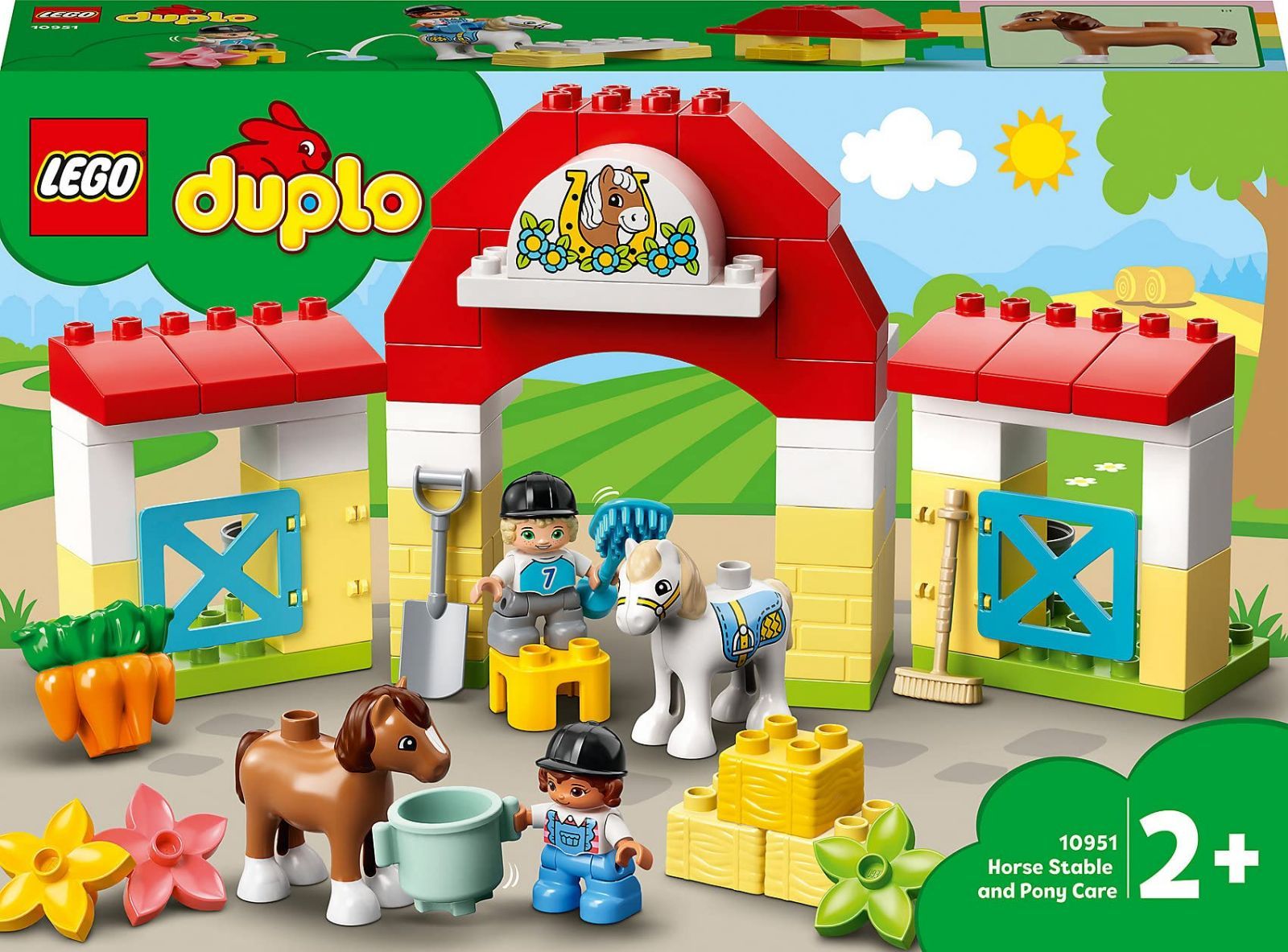 【新着商品】レゴ(LEGO) デュプロ ぼくじょうのこうまのおうち 10951