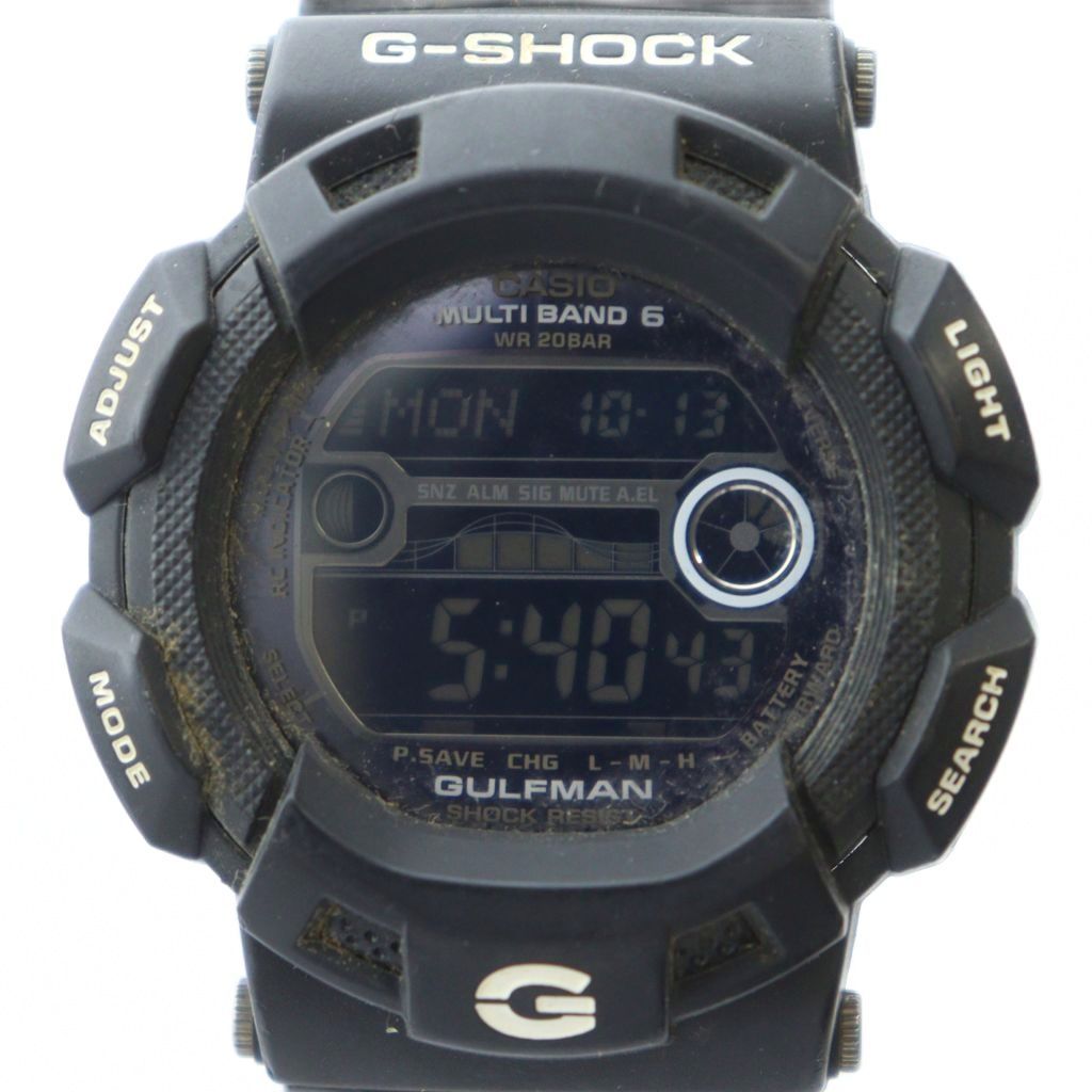 カシオジーショック CASIO G-SHOCK GW-9110BW 腕時計 ウォッチ ソーラー ロゴ デジタル 黒 ブラック GY18 |MQ