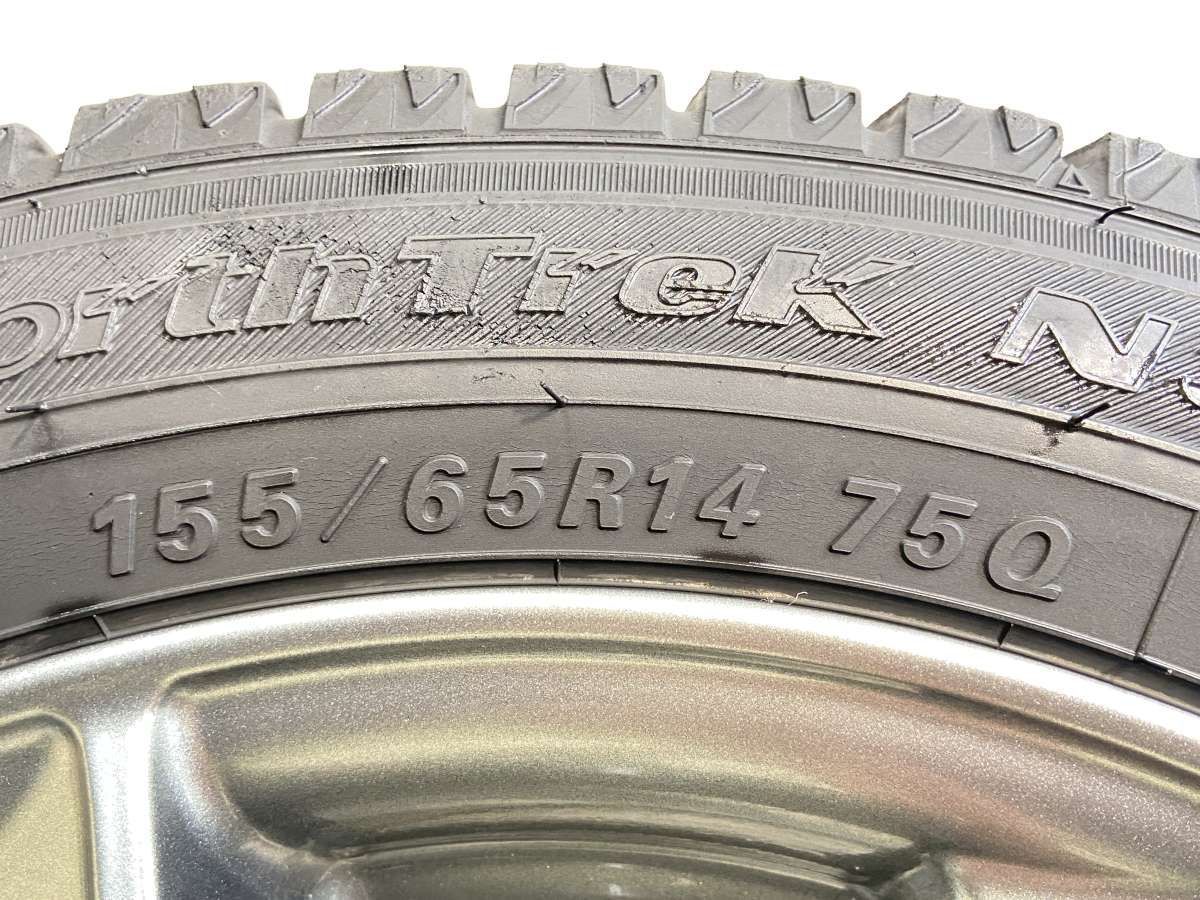 155/65R14 オートバックス ノーストレック N3i レーベン 14x4.5 45 100