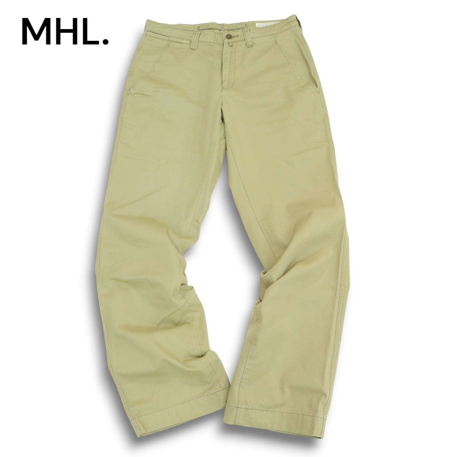 MHL. マーガレットハウエル 通年☆ チノ ストレート パンツ Sz.S