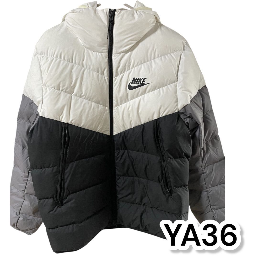 katsuki着用Nike フード付きナイロンジャケット Lサイズ Nike フード付きジャケット Lサイズ ホワイト/ブラック katsuki着用