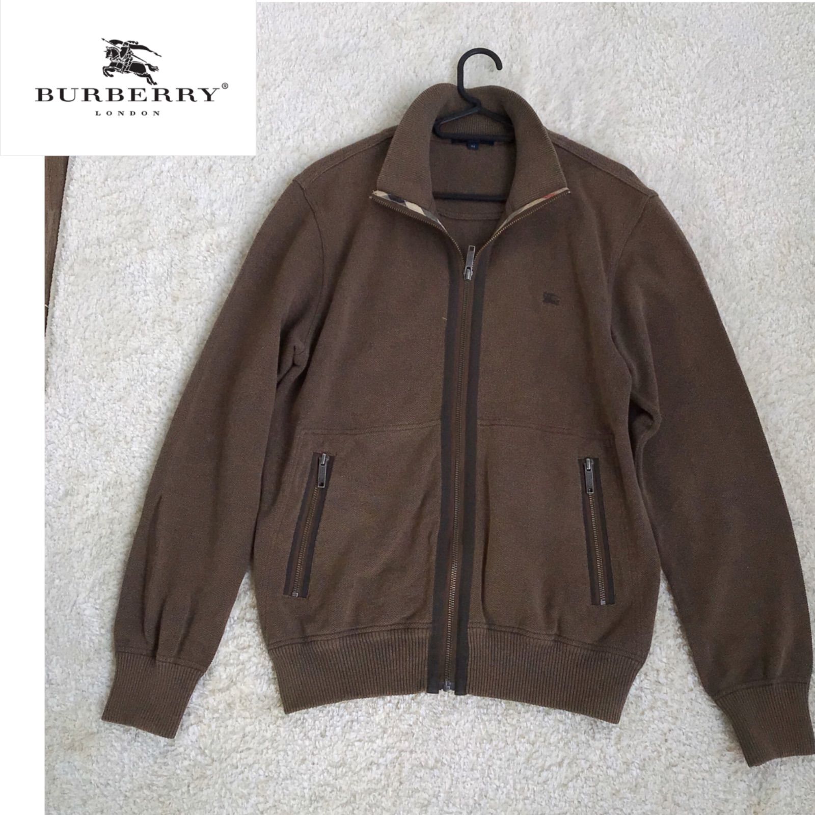 魅力的な価格 美品 バーバリー BURBERRY ニットジャケット