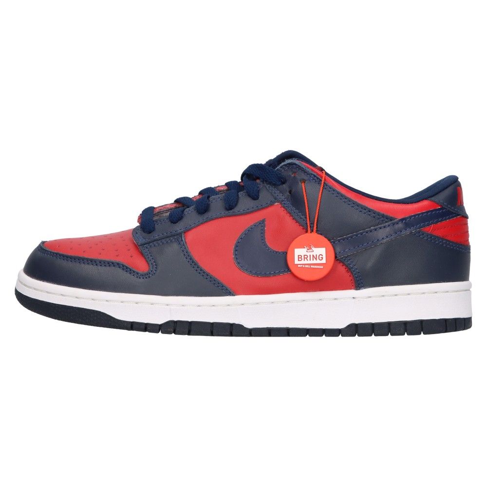 NIKE ナイキ 99年製 Dunk Low Varsity Red 630358-641 ダンク ロー バーシティレッド ローカットスニーカー US9.5 ネイビー/レッド NIKE (ナイキ) 99年製 Dunk Low Varsity Red 630358-641 ダンク ロー