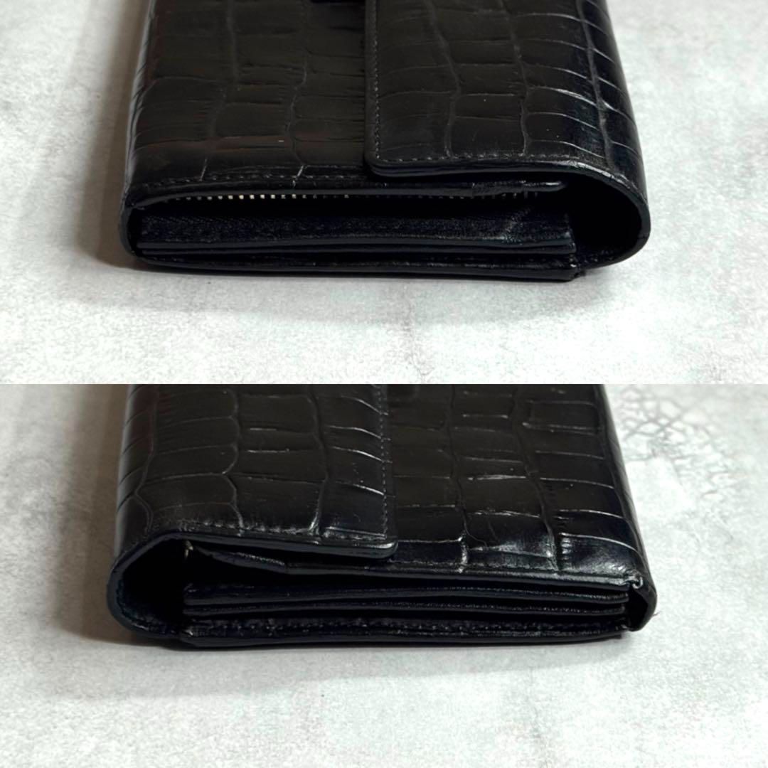 YVES SAINT LAURENT イヴサンローラン / エンボスクロコダイルロング