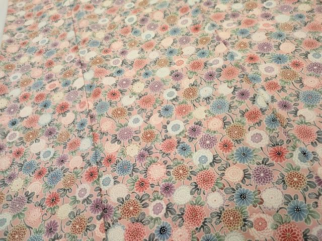 平和屋着物□上質な小紋 花唐草文 正絹 逸品 AAAZ2574cs - メルカリ