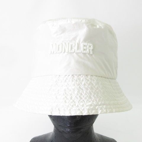 MONCLER ホワイト バケットハット M