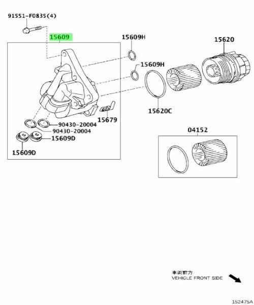トヨタ 純正 プリウス カローラ オイルフィルタ ブラケット トヨタ 純正 プリウス カローラ オイルフィルタ ブラケット Bracket Oi