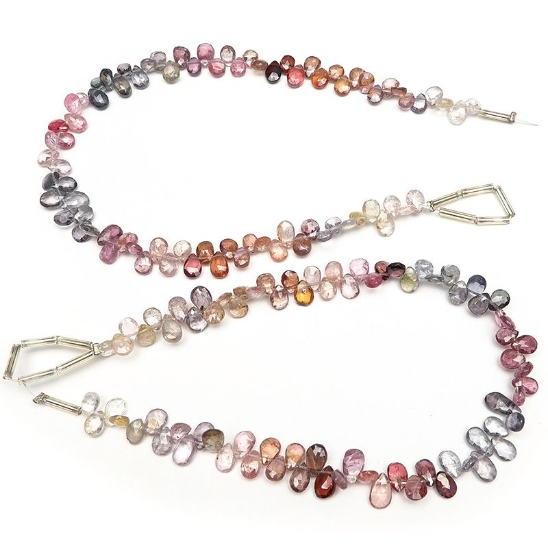 マルチカラースピネル ペアシェイプカット 5～7mm【1連販売】 / 9-136