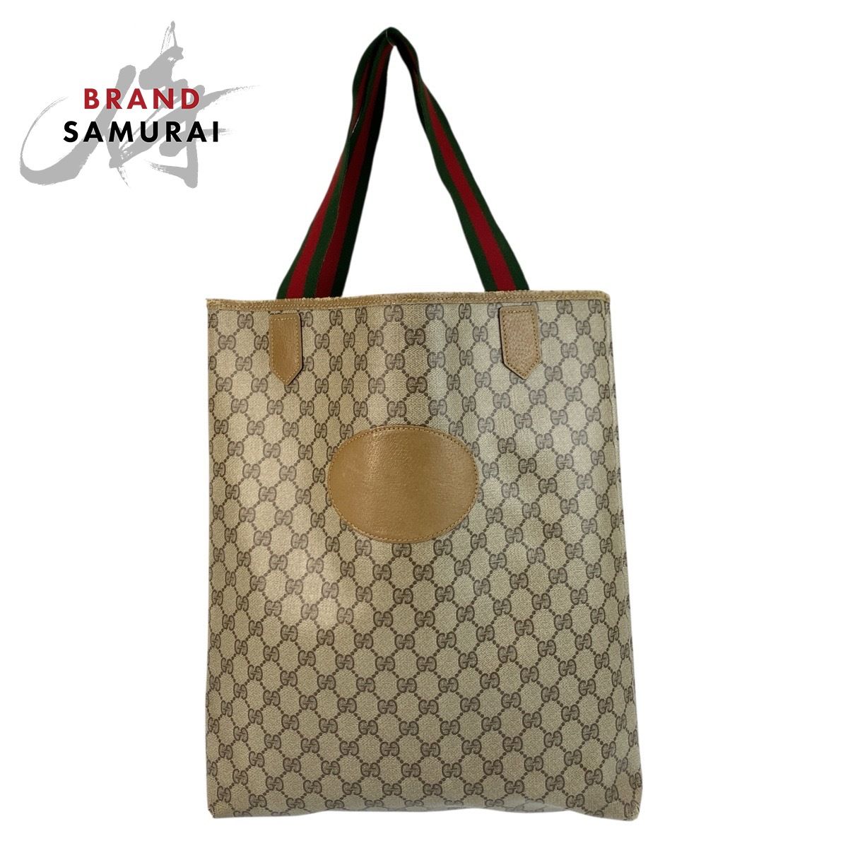 Gucci バニティバッグ　GGスプリーム　シェリーライン　ベージュ　化粧バッグ Gucci バニティバッグGGスプリームシェリーラインベージュ化粧バッグ