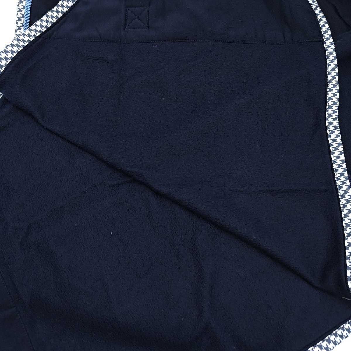 おしゃれ好き ♥ HV POLO Jarsey Blanket Brandson ブランケット ラグ 195cm ネイビー 乗馬 馬術