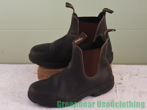 U290 キッズ BLund Stone サイドゴアブーツ 茶 ブラウン 4 22cm