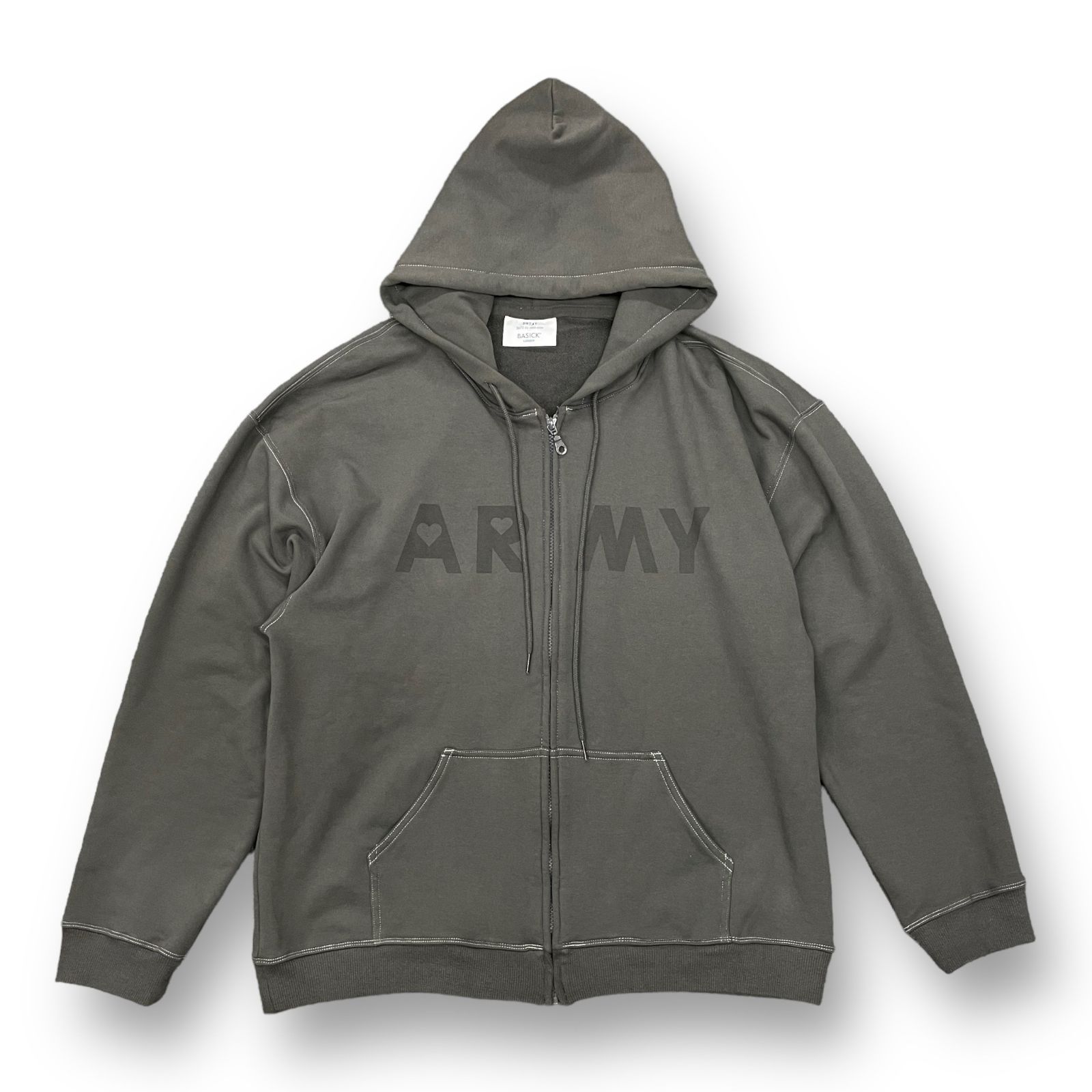 定価28600円 美品 BASICKS 23SS ARMY Hoodie アーミー フーディー