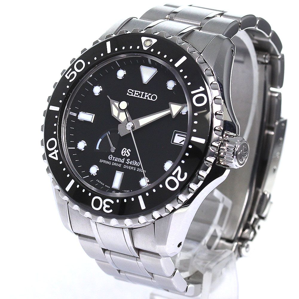 セイコー SEIKO SBGA 029 9 R 65 0 AM グランドセイコー ダイバーズ パワーリザーブ スプリングドライブ メンズ_810190 ウインドブレーカー 懐中時計 