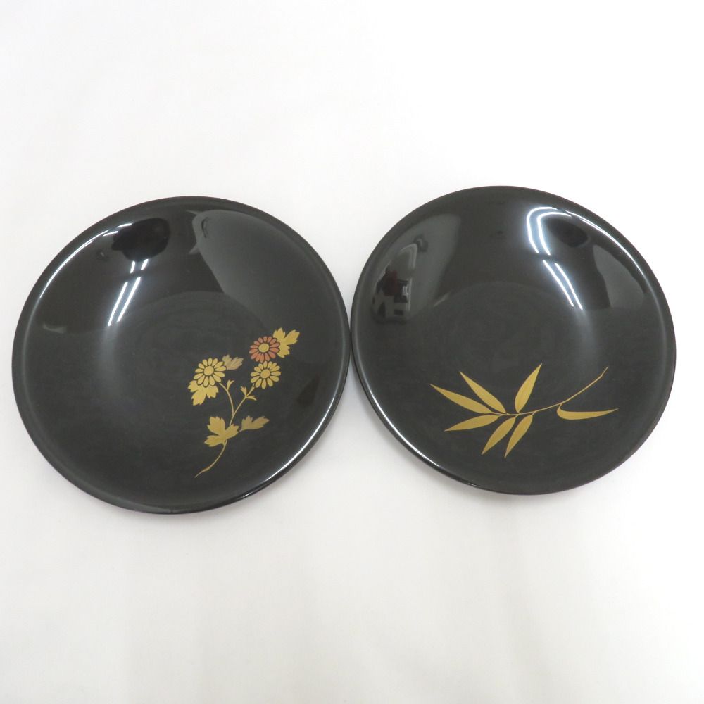 食器 輪島塗 角知漆器店 銘々皿 五型蒔絵 菓子器 菓子皿 中皿 5
