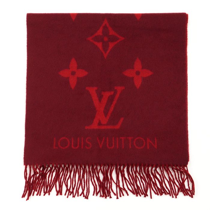 LOUIS VUITTON ルイ・ヴィトン マフラー M75505 ロゴマニア