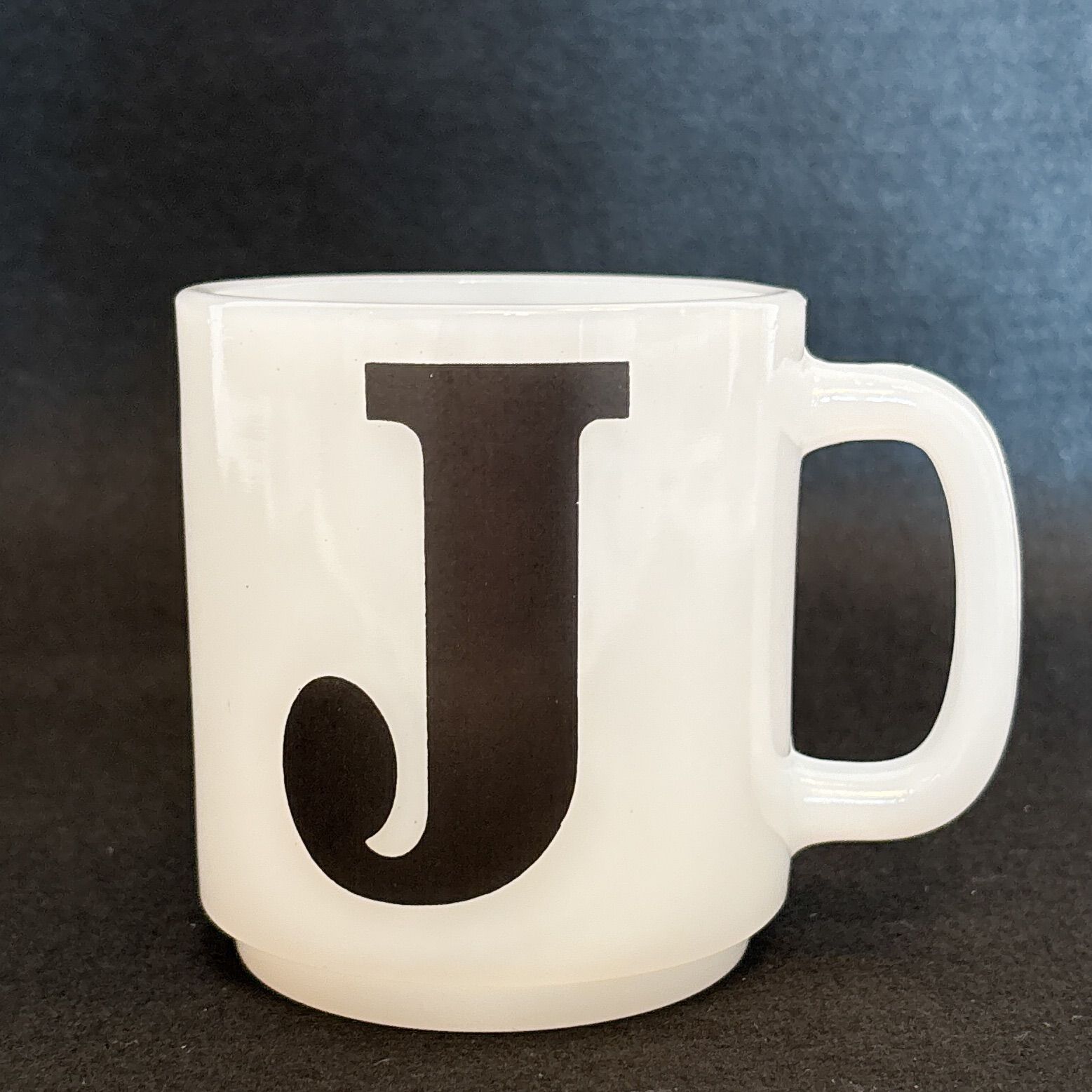 グラスベイク Glasbake ミルクガラス マグカップ J ミッド
