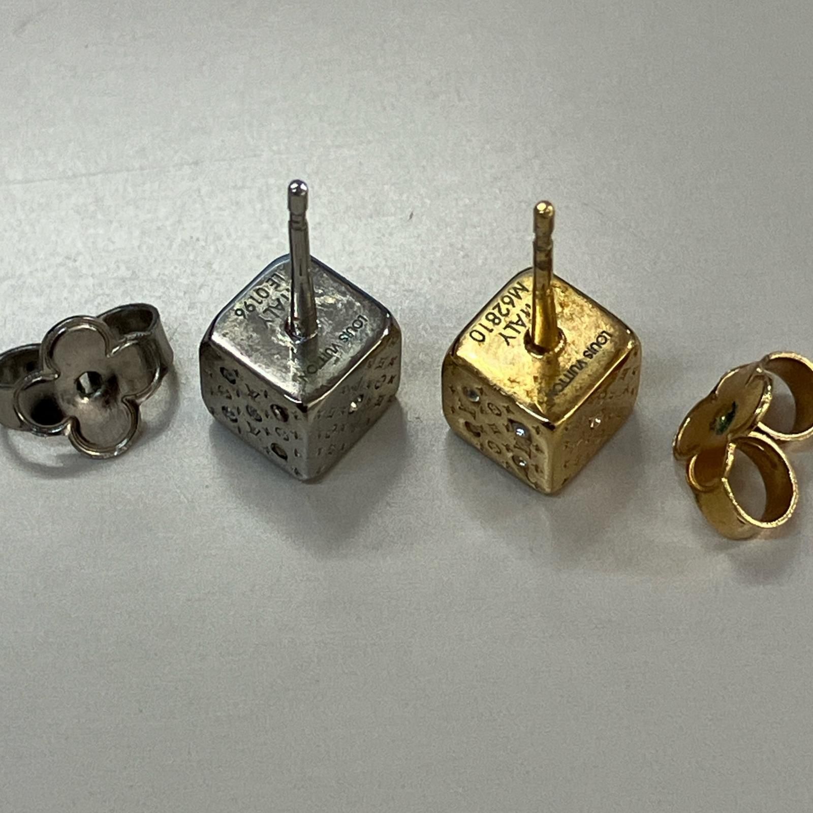 Vuitton ヴィトン ラッキーグラム サイコロキューブ モノグラム ピアス