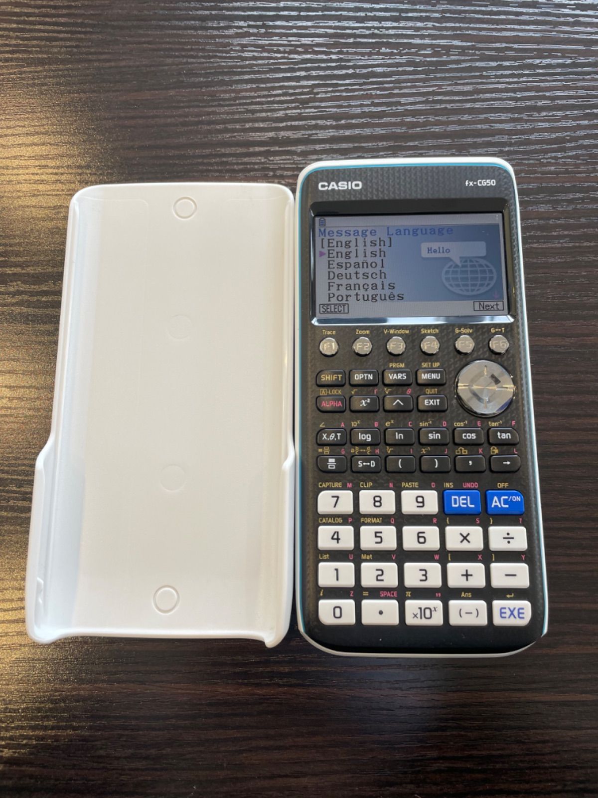 CASIO カシオ fx-CG50 グラフ関数電卓 ホワイトカバー付属 K410 【公式