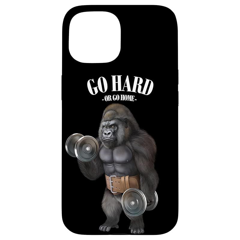 新品　iPhone 15 Gorilla 筋トレ ダンベル付き フィットネスジム スマホケース