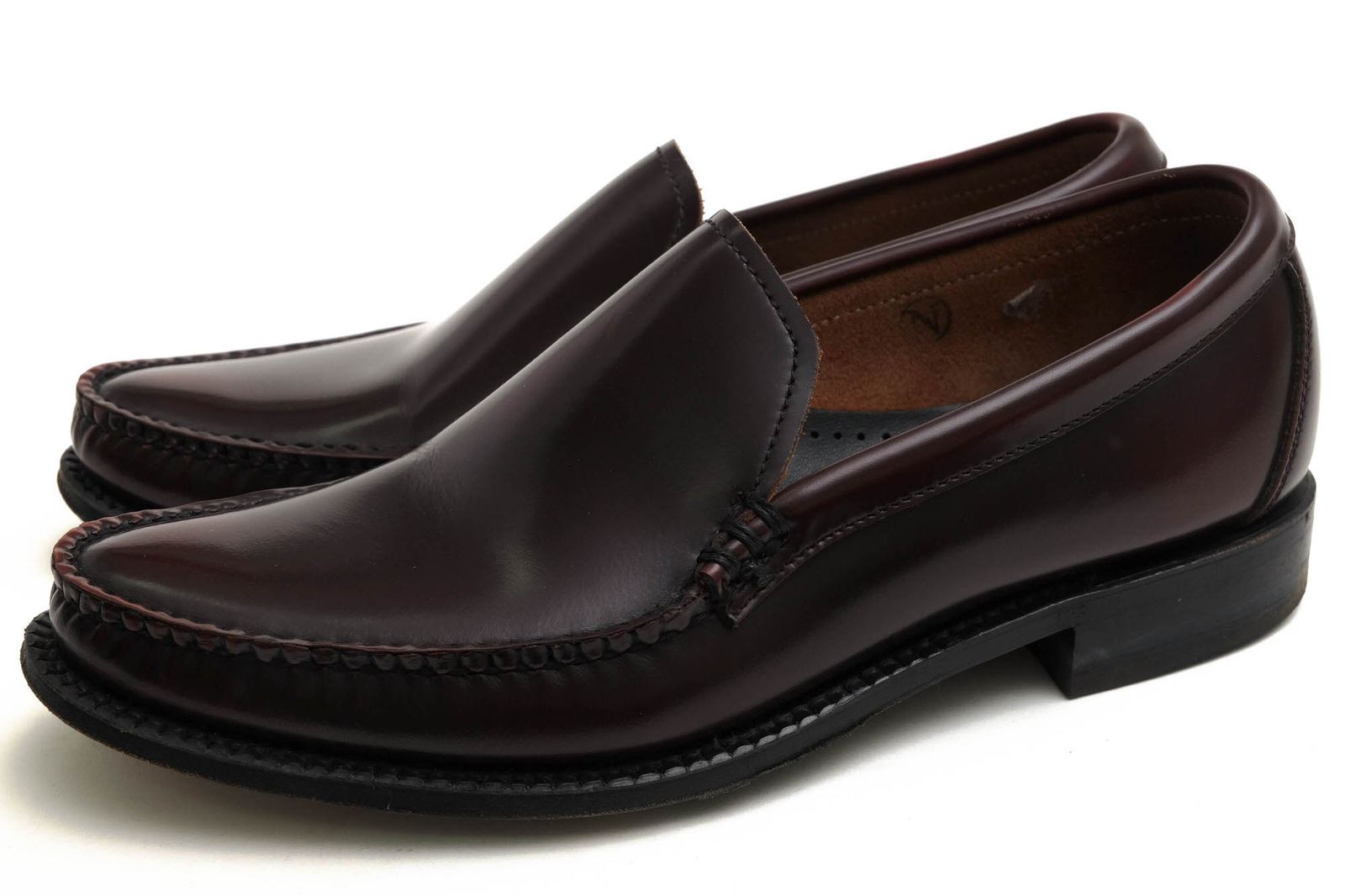 シェットランドフォックス　ヴァンプ ローファー 26-26.5ｃｍブラック シェットランドフォックス ヴァンプ ローファー 26-26.5cm