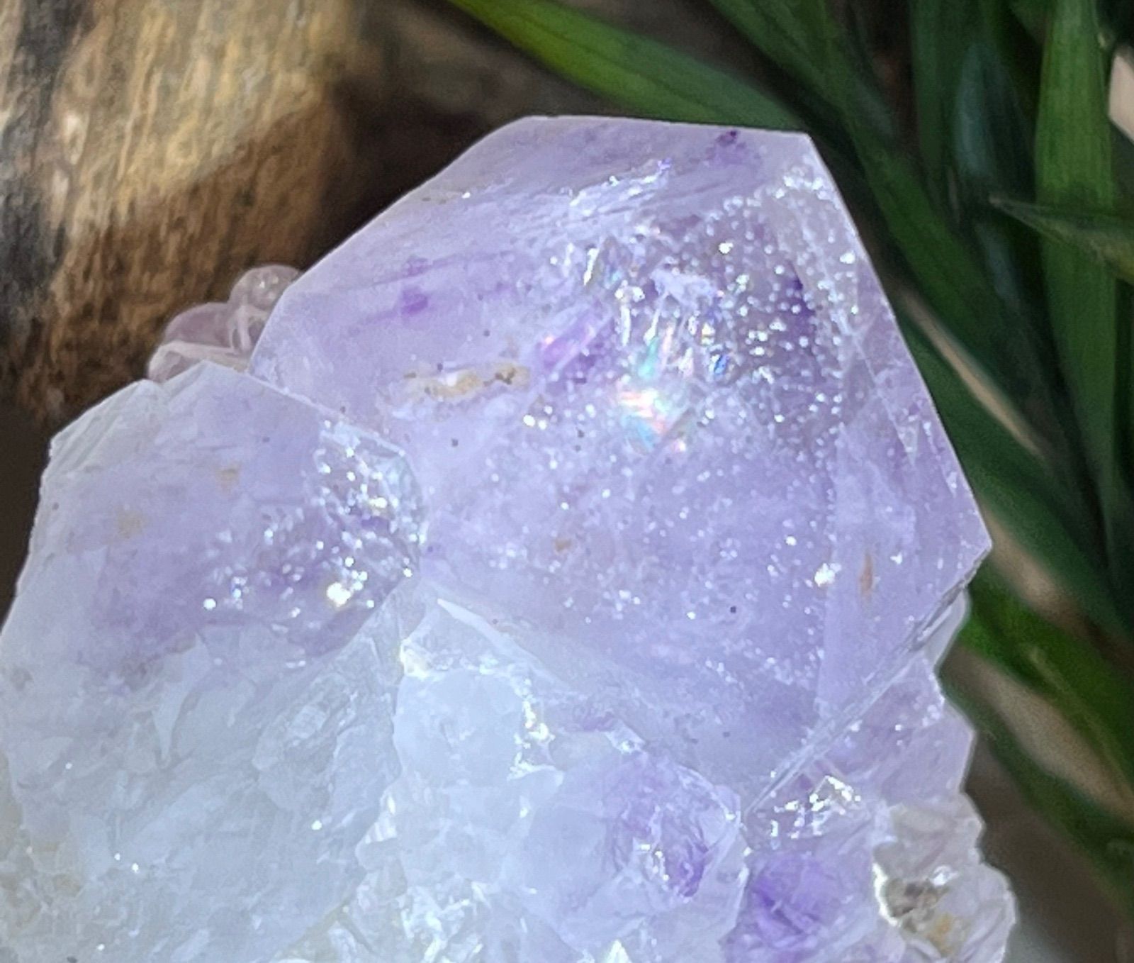 トライゴーニック☪︎⋆˚アメジストクラスター原石ラフストーン