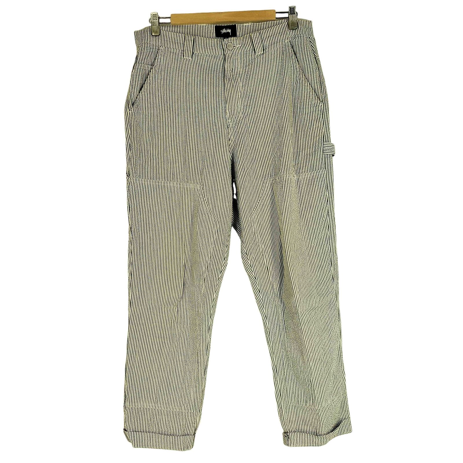 ステューシー Stussy シアサッカー ダブルニー ペインターパンツ メンズ  32
