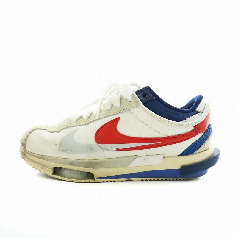 ナイキ NIKE サカイ sacai ズーム コルテッツ Zoom Cortez White and University Red スニーカー  シューズ 靴 US7.5 25.5cm 白 マルチカラー DQ0581 100 - メルカリ