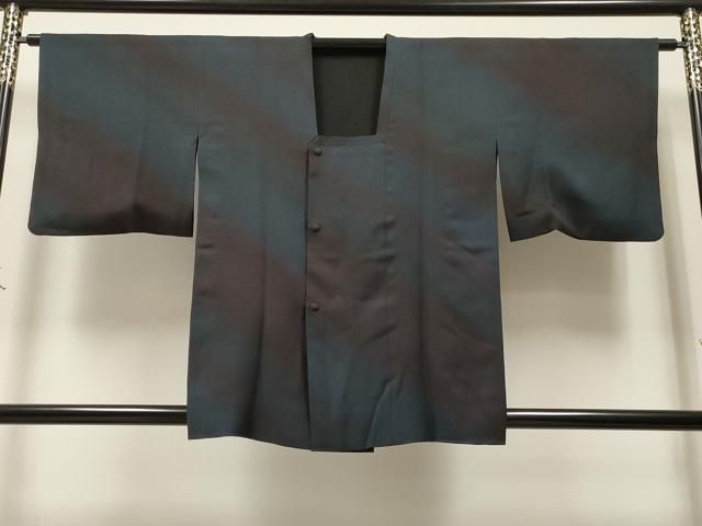 平和屋着物□上質な色無地 抽象地紋 榛色 正絹 逸品 DAAQ7407ud