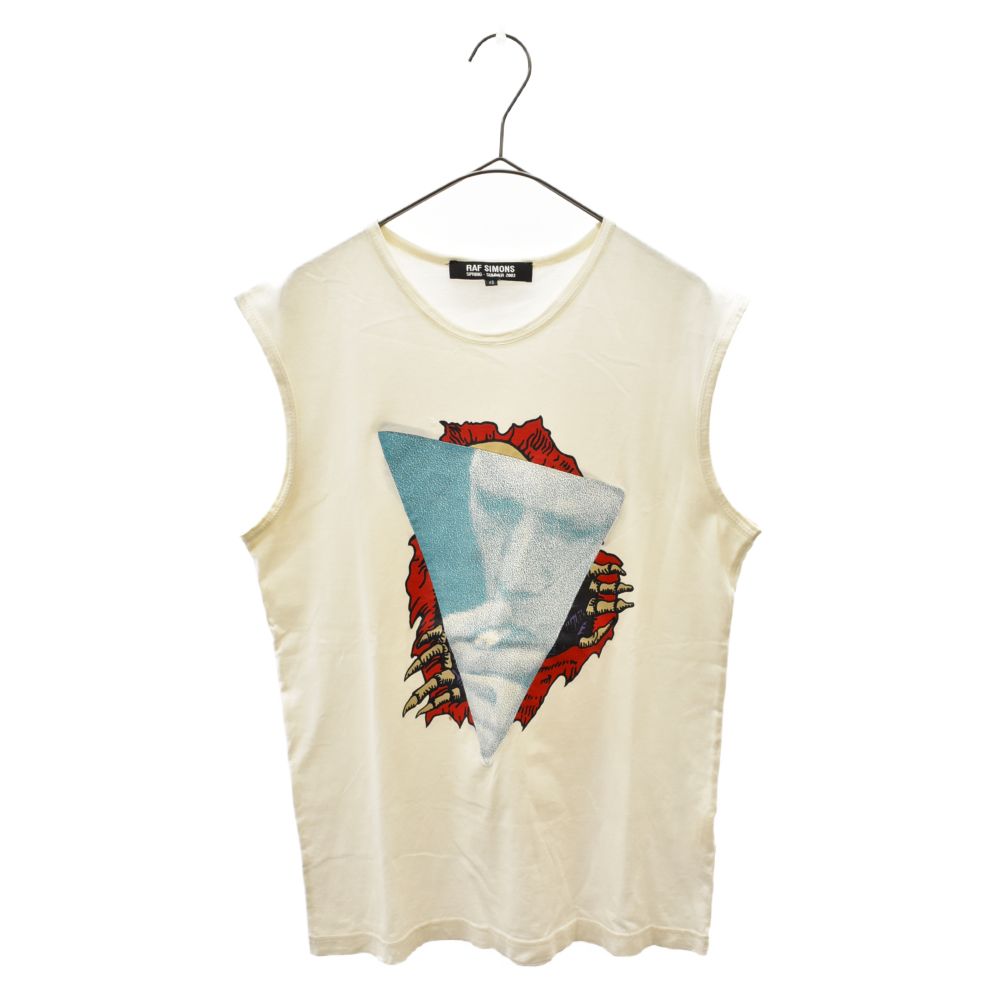 RAF SIMONS ラフシモンズ 03SS 消費者期 ノースリーブ Tシャツ USED】RAF SIMONS 2003 SS 
