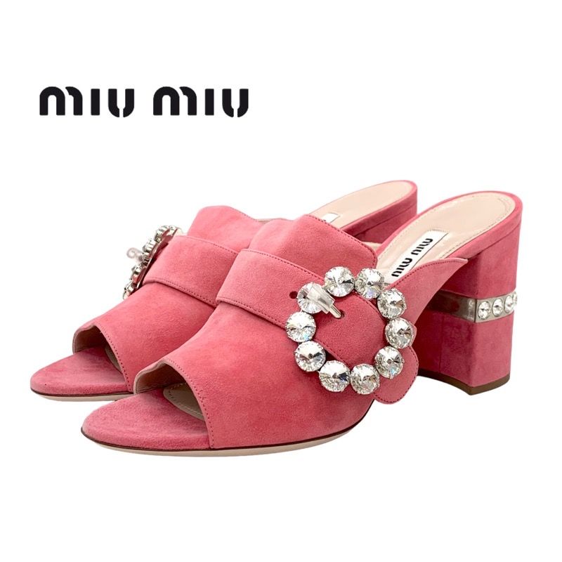 miumiu 靴 セール ピンク