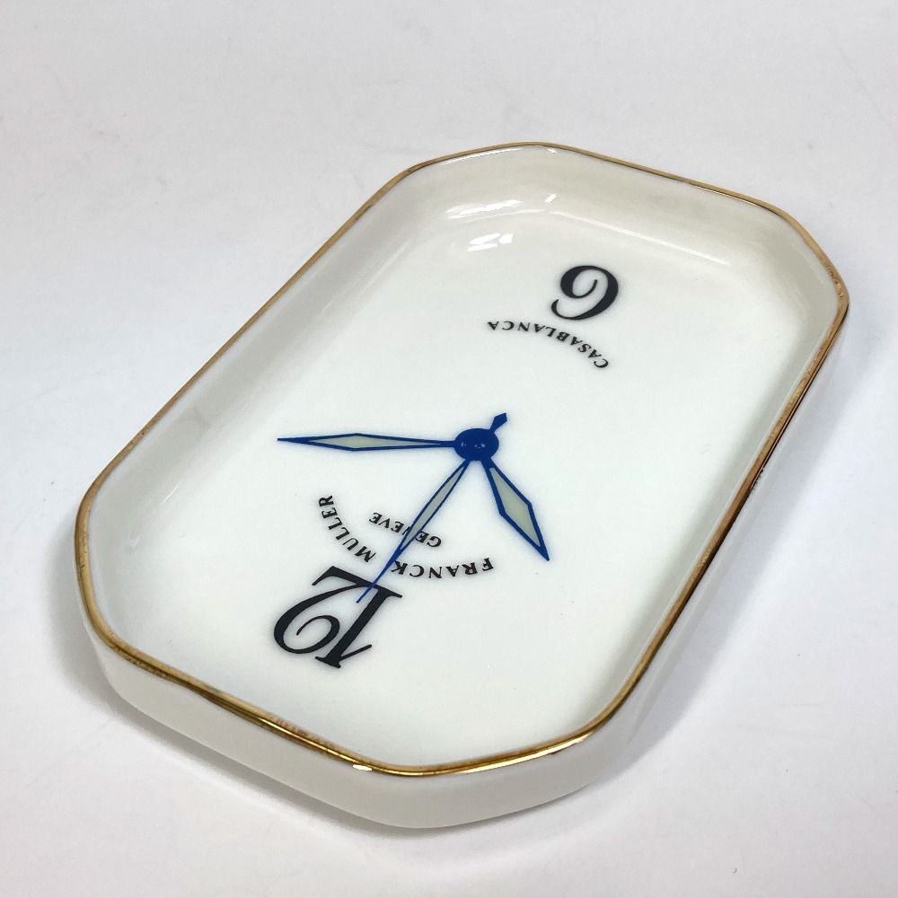 FRANCK MULLER - フランクミュラー FRANCK MULLER カサブランカ ノベルティ 小物入れ カミネ お皿 陶器 ホワイト 未使用 フランクミュラー カミネ カサブランカ ノベルティ 小物入れ お