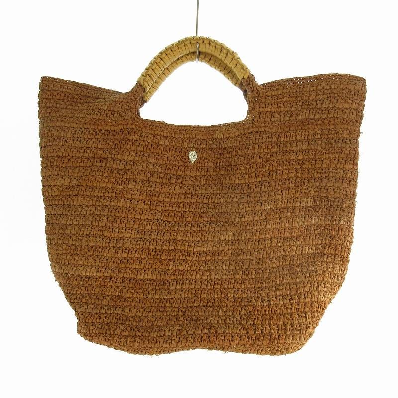 【美品✨️】HELEN KAMINSKI かごバッグ トートバッグ ブラウン ヘレンカミンスキー HELEN KAMINSKI かごバッグ ハンドバッグ
