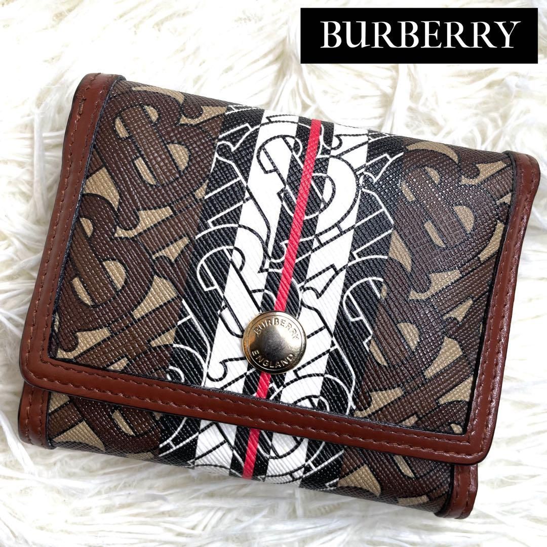 ≫美品≪ 入手困難 / バーバリー TBモノグラムコンパクトウォレット ≫美品≪ 入手困難 / バーバリー TBモノグラムコンパクト