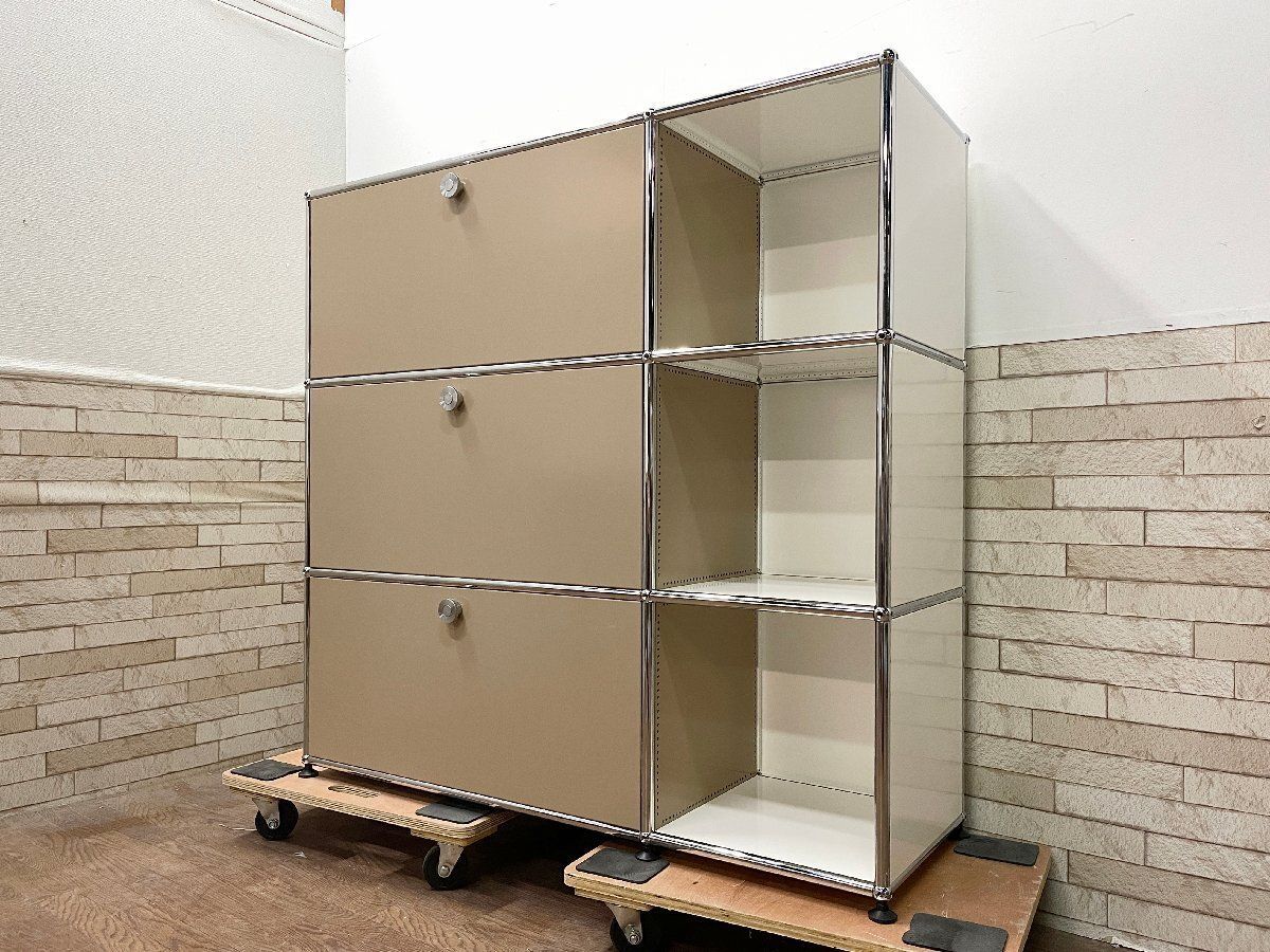 ○USM Haller ユーエスエムハラー 2列3段 キャビネット サイド