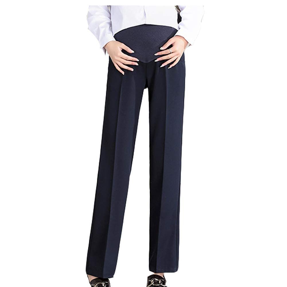 Ymgot マタニティパンツ スラックスパンツ アジャスター付きズボン 妊婦服 産前 産後 通勤服 仕事