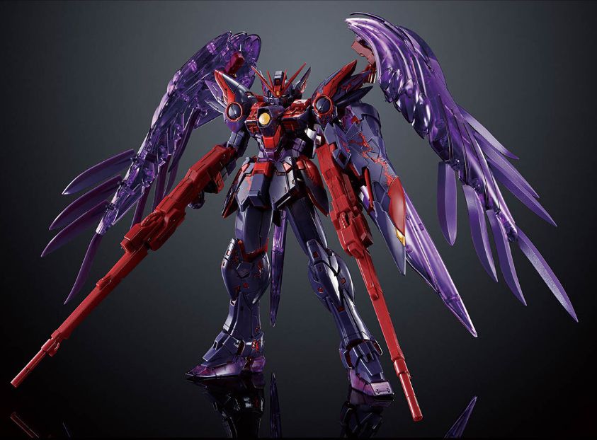 未組立 mg ウイングガンダムゼロEW クロスコントラストカラー　クリアパープル Premium Bandai MG 1/100 Wing Gundam Zero EW (Cross Contrast