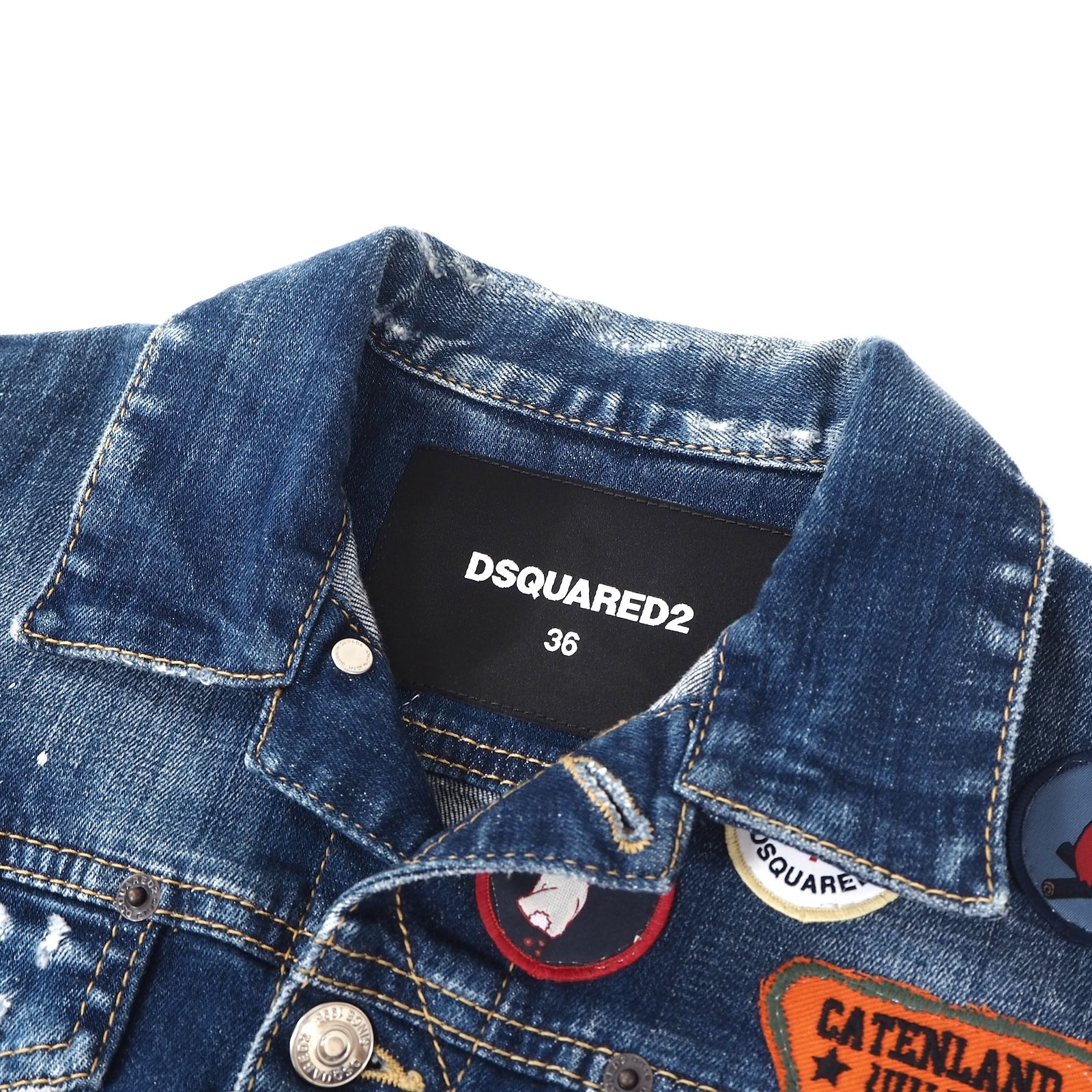 新品タグ付✨️DSQUAARED2 デニム ジャケット ワッペン 36 楽天市場】デニムジャケット / DENIM DUNGAREE(デニムアンド