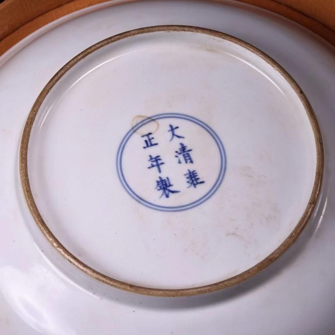 中国古美術・旧蔵粉彩・陶磁器中皿・人物風景絵・置物・純手描き・箱付・文房具・禮品 中国古美術・旧蔵粉彩・陶磁器中皿・人物風景絵・置物・純手描き