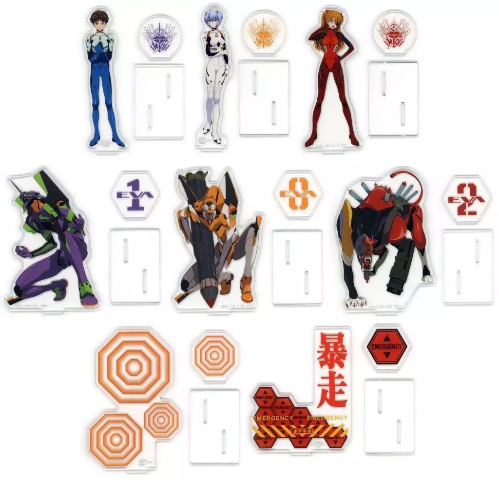 中古】アクリルスタンド・アクリルパネル 全8種セット レイヤー
