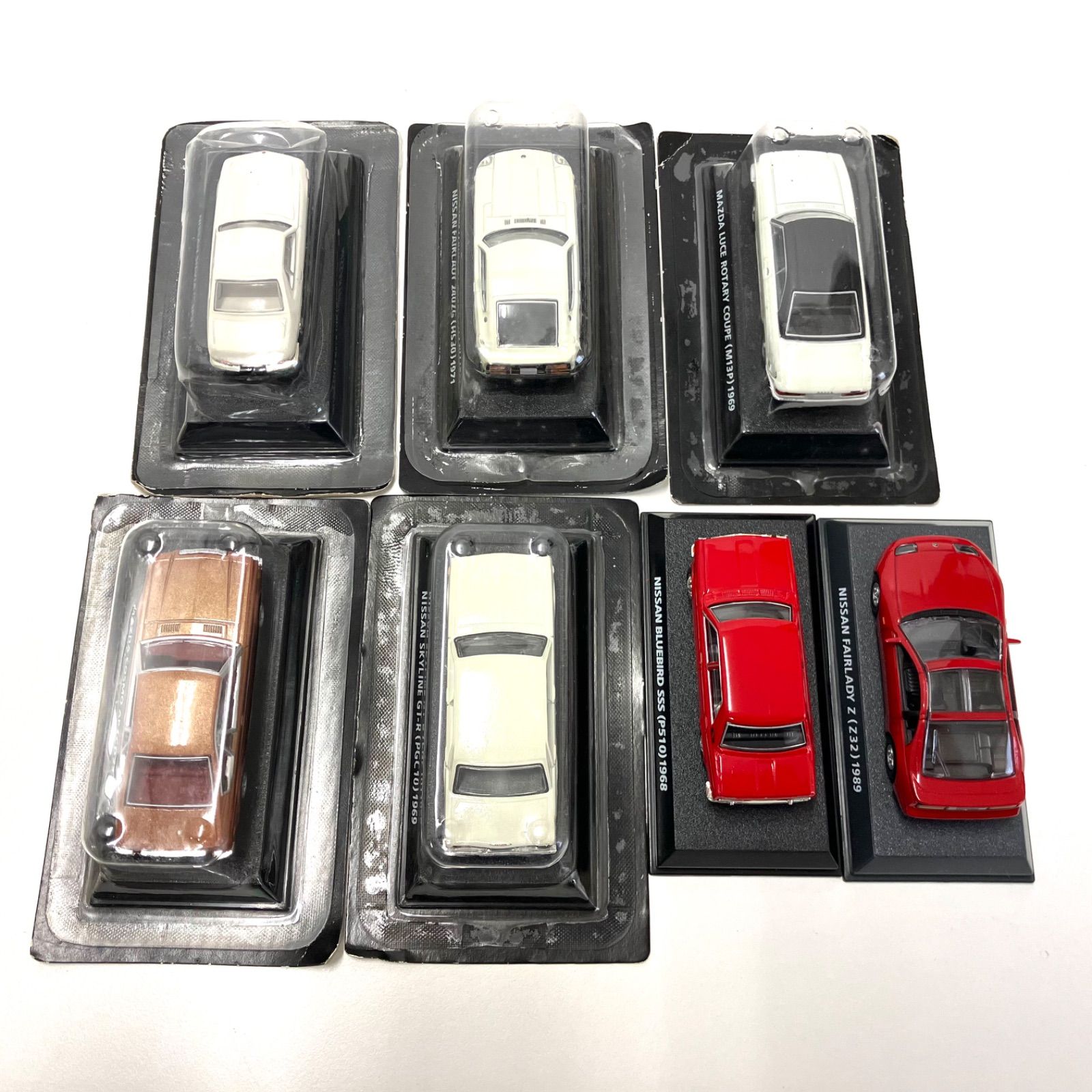 10126】 コナミ 絶版名車 コレクション MAZDA / NISSAN 7台