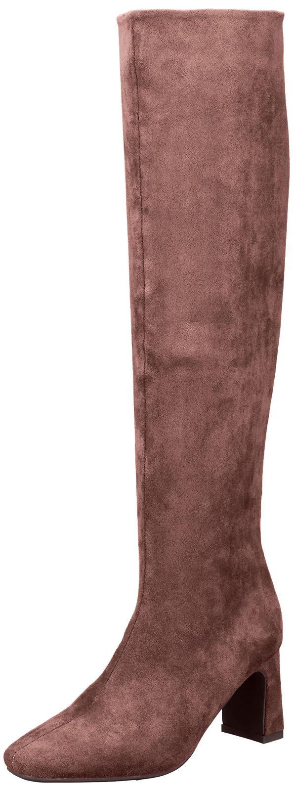 オリエンタルトラフィック ロングブーツ ニーハイブーツ レディース 大きいサイズ 小さいサイズ 歩きやすい フィット感 脚長効果 スクエアトゥ プレートヒール 柔らかい 21502 BROWN 22AW 25.0 cm 25.5 cm