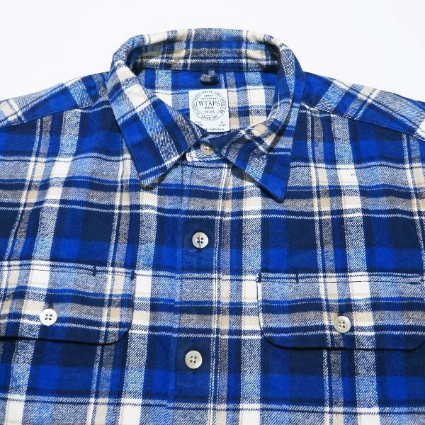 WTAPS VATOS L/S 長袖チェックネルシャツ M ブラック 黒 長袖 WTAPS VATOS L/S 長袖チェックネルシャツ M ブラック 黒 長袖