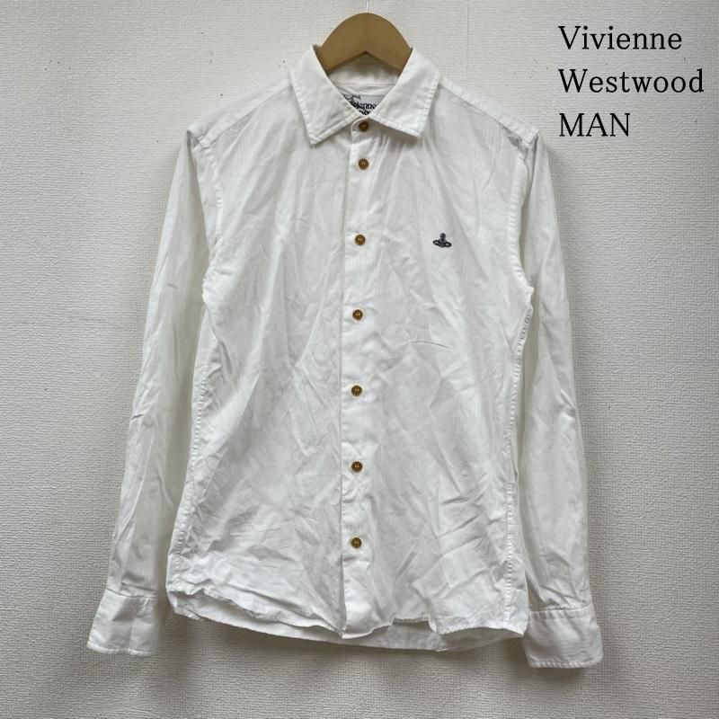 Vivienne Westwood 長袖 オーブ刺繍 総柄 シャツブラウス 長袖|長袖 Vivienne Westwood 長袖 オーブ刺繍 総柄 シャツブラウス 長袖|長袖